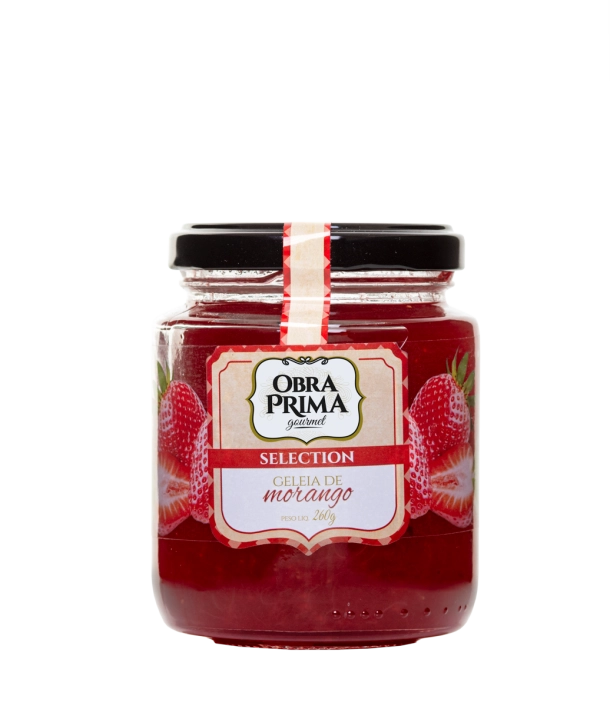 GELEIA OBRA PRIMA GOURMET SEL. MORANGO 260GR